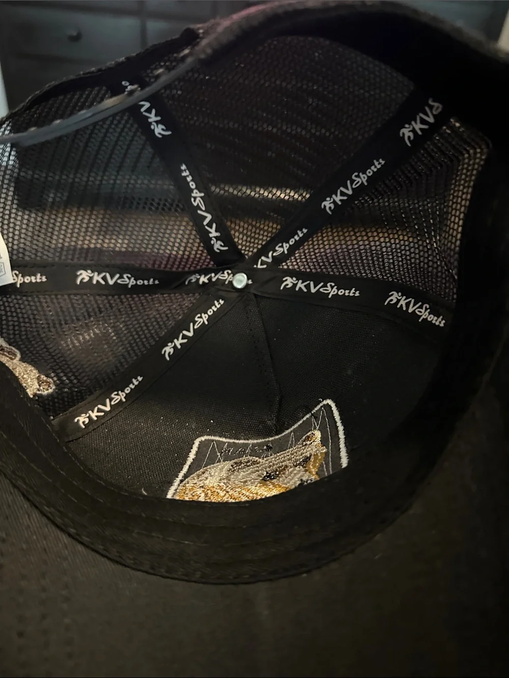Goorin Bros Black 'Bear' Patch Trucker Hat